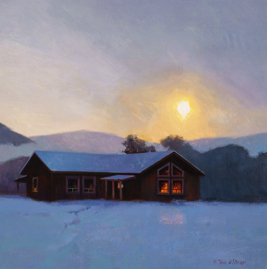 Artist's Studio in Winter
