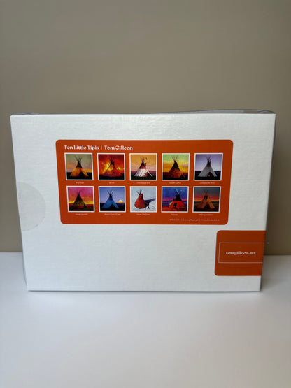 Ten Little Tipis - Set of Ten Different Greeting Cards