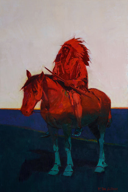 Sun Setting on the Red Man