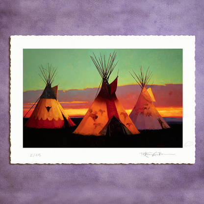 Tres Buhos (Fine Art Paper)